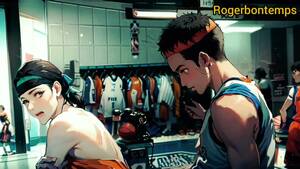 horny anime cartoons - Horny basketball players Animation Cartoon porn Hentai