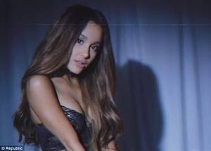 Ariana Grande Bondage Sex - Ariana Grande writhes around in black lace bra in Dangerous Woman music  video | Daily Mail Online