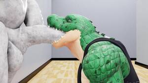 Furry Alligator Porn - Crododile Sucks Statue's Dick - Pornhub.com