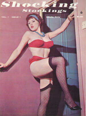 1960s Stockings Porn Magazine - VintageSleaze.com: 1960s Adult Magazine Catalog -- SHOCKING STOCKINGS 1.1  Sampson Publications (1963)