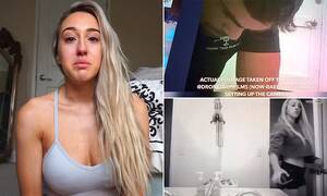 beach spy cam voyeur - Fitness model reveals a photographer put a HIDDEN CAMERA in her bathroom to  film her NUDE | Daily Mail Online