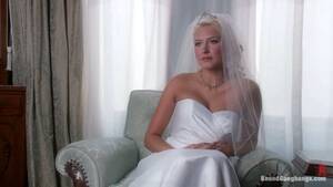 hot blonde gangbang wedding - Blonde girl in wedding dress get tied up and gangbanged | Any Porn