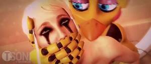 blonde anal animation - Blonde with dripping mascara endures painful anal in animated porn