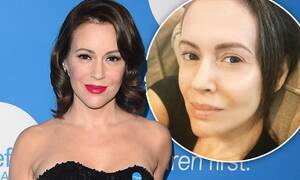 Alyssa Milano Porn Bondage - Alyssa Milano reveals why she won't speak about her #MeToo story any time  soon | Daily Mail Online