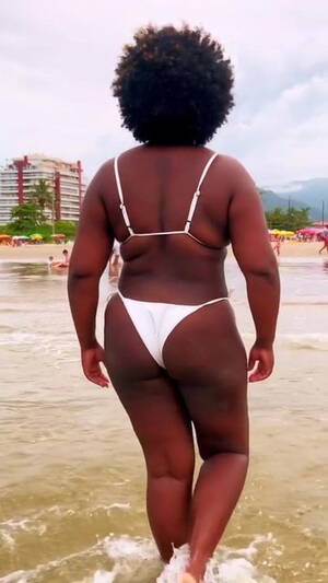 Beach Mature Ebony Porn - Cute Black Milf in the beach | xHamster