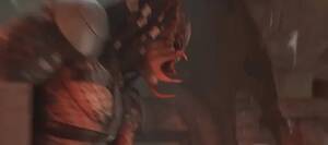 a big monster cartoon xxx - 3D sex cartoon shows horny blonde fucked by big monster - CartoonPorn.com