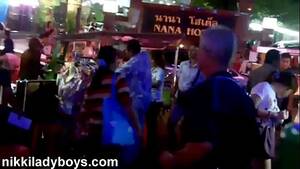 Bangkok Street Walk - Walking street with Ladyboys working in Nana Plaza Bangkok - XVIDEOS.COM