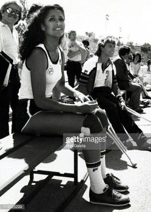 Jane Kennedy Fist Fuck Porn - Andy and the gorgeous Jayne Kennedy at Celebrity Games, March 22, 1980