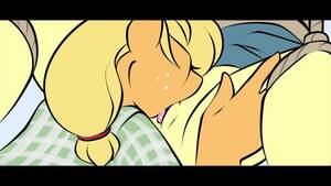 mlp lesbian licking - Once Bitten twice MLP Comic Dub(Applejack X Fluttershy) - Pornhub.com