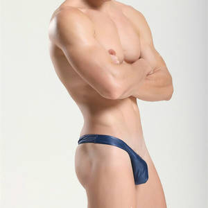 Gay Porn French Knickers - Erotic Leather G-string Sexy Lingerie T Pants Porn Underwear Male Panties  Men's Elastic Briefs