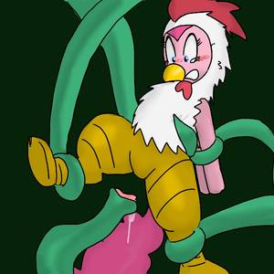 Chicken - #882132 - artist:kushina13, chicken, clothes, costume, pinkie pie,  questionable, tentacle porn, tentacles, tentacles on female - Derpibooru -  My Little ...