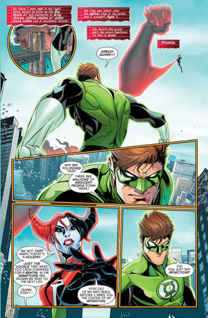 Green Lantern Dc Comic Black Canary Sex - green lantern hal jordan vs red-black lantern harley quinn ...