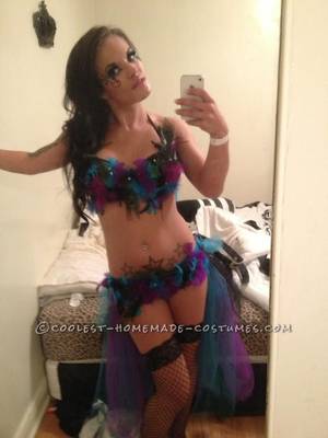 hot nurse homemade - Sexy Adult Peacock Costume Made in 2 Days!
