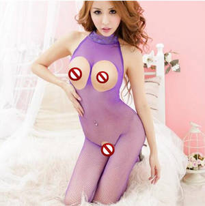 Fishnet Bra Porn - Sexy lingerie Hot Women Fishnet Seamless porn wear open crotch sex dress  Erotic Lingerie porno babystocking Free Shipping-in Babydolls & Chemises  from ...