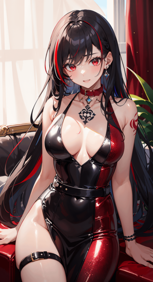 nude anime ebony - Black/Red Asymmetry free hentai porno, xxx comics, rule34 nude art at  HentaiLib.net