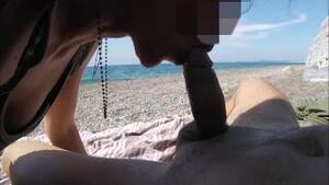 amateur public blowjob beach - Real Amateur Public Sex Risky Blowjob on the Beach !!! People walking  near... - MissCreamy - Free Porn Videos - YouPorn