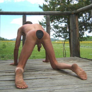 cfnm anal dildo - Anal Outdoors with a Huge Butt Plug Ass Stretching | MOTHERLESS.COM â„¢