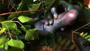 fuck big cock painting - He was covered in body paint and calmly stroking his dick then I put my  fingers in his ass and made him cum. - XNXX.COM