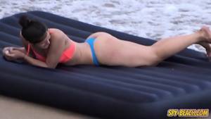 blonde beach thong voyeur - Amateur Beach Sexy Thong Bikini Teen - Voyeur Amateur Video