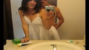 Amateur Bathroom Sex - Amateur Teen Has Mirror Sex In Bathroom - EPORNER