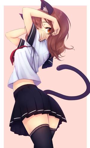 Anime Neko Fox Girl Porn - Some sexy cat girls Â½