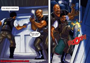 black cop - Black cops fucking variously brunette busty - XXX Dessert - Picture 1