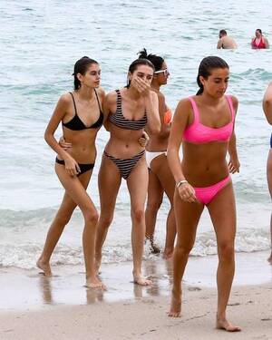 naked on beach voyeur mexico - KAIA GERBER : SPRING BREAK IN MIAMI! â€“ Janet Charlton's Hollywood,  Celebrity Gossip and Rumors