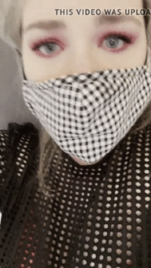 bondage furry mask gif - Dildo gag covid mask gif @ xGifer