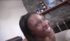 cum covered black bitch - Black bitch covered in cum. | xHamster