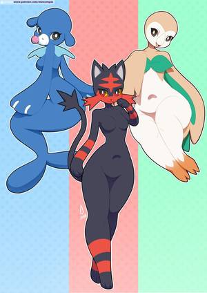 Arctic Hare Furry Porn - Pokemon Starters Alola (pack08)