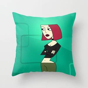 Clone High Cleopatra Porn - Clone High - Joan of Arc Throw Pillow