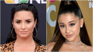 Ariana Grande Ass Porn - Demi Lovato Attends Ariana Grande's Concert in London for Her Birthday