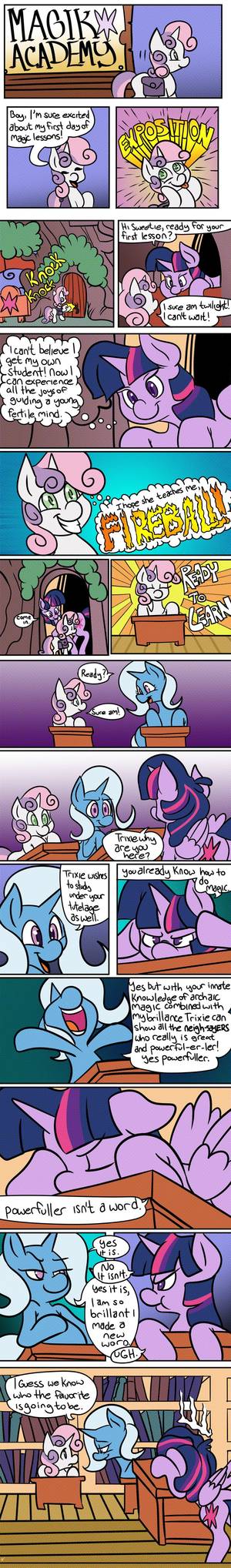 Mlp Powerpuff Girls Porn Captions - Magic Academy by fauxsquared.deviantart.com on @deviantART. Mlp ComicsTwilight  ...