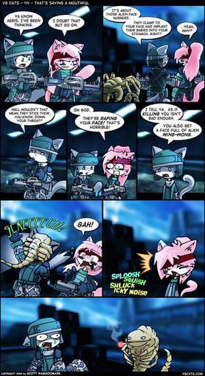 Facehugger Alien Xenomorph Porn Caption - Free Hugs! Facehuggers for everyone. - 19 - Hentai Image