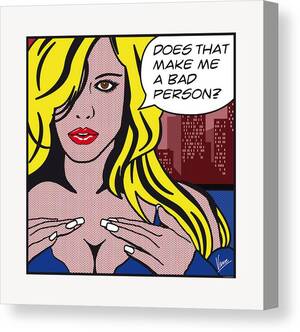marie make - Pop Art Porn Stars - Lindsay Marie Canvas Print / Canvas Art by Chungkong  Art - Fine Art America