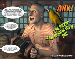 Gay Porn Comics 3d Pirate Ship - 3D gay porn comics: Cabin boy adventures aboard the Nautilus submarine,  virtual gay twink anime story