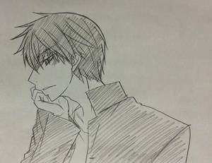 hatsukoi is posing - Takano Masamune Sekaiichi Hatsukoi @yukarikoume