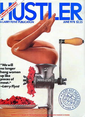 70s Hustler Porn - The (In)Famous June 1978 Hustler Cover - Sociological Images