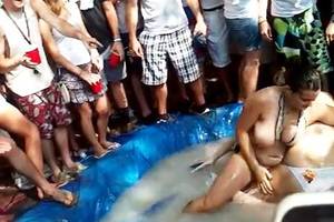 jello wrestling orgies - Mud wrestling and big boobs