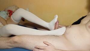 hand job white pantyhose - Hand Job White Pantyhose | Sex Pictures Pass