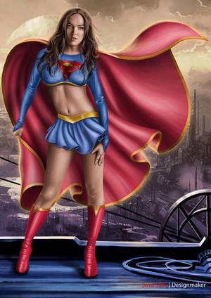 Megan Fox Big Tits Cartoon - Megan Fox as Supergirl