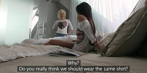 girlfriend with perfect tits and ass - Girlfriends Brunette Seduces Stunning Blonde With Perfect Tits And Ass HD  SEX Porn Video 12:23