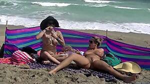 lesbian beach nudity - Lesbian nude beach Porn Videos @ PORN+