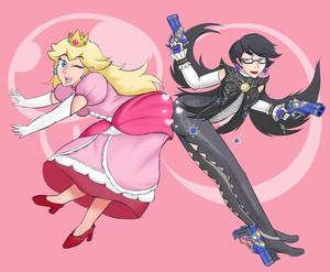 Bayonetta Princess Peach Futa Porn - Bayonetta. Peach.