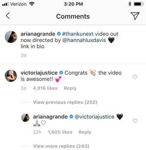 Ariana Grande And Victoria Porn - Are Ariana Grande And Victoria Justice Friends? 'Thank U Next' Snubs Her