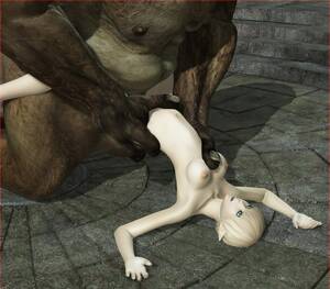 Elf 3d Porn Huge Cock - Petite elf gets her pussy destroyed by a thick ogre cock - 8 Pics | Hentai  City