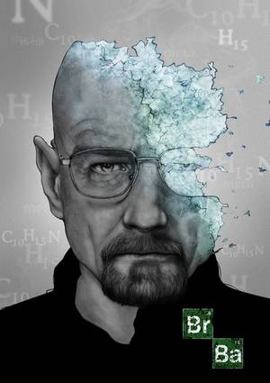 Bad Art Studios - Walter White/Breaking Bad Art Print