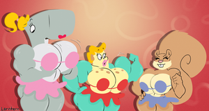 Ms Sandy Porn - 215311 - suggestive, artist:lerntern, mrs. puff (spongebob), pearl krabs  (spongebob), sandy cheeks (spongebob), cetacean, fish, mammal, pufferfish,  rodent, sperm whale, squirrel, whale, anthro, nickelodeon, spongebob  squarepants (series), 2022, 2d ...