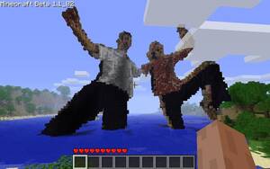 Minecraft Sex Statues Porn - Kinects true purpose.. Importing giant statues into Minecraft! : r/Minecraft