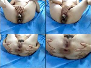 Italian Fisting Porn - Extreme italian double penetration eggplant webcam close